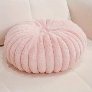 35cm Pumpkin Shaped Throw Pillow-Light Pink