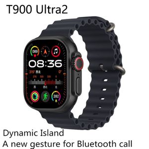 T900 Ultra2 Smart Watch 2.19-inch High Bluetooth Call Intelligent IP67 Waterproof-black
