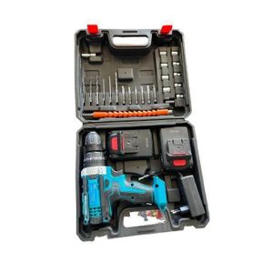 Chargeable Multifunctional drill and screwdriver set with hammer