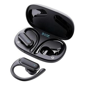GtyGo Earphones Wireless Bluetooth EarHooks Touch Control Earbuds - black