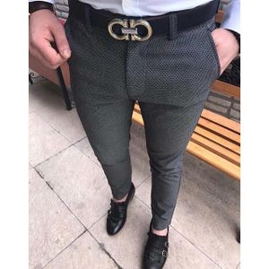 Sweater Knitted Pants Men Casual Pants Solid Color Novel Trend Youth Cable  Knitted Slim Fit Pants Autumn Winter Warm Long Pants