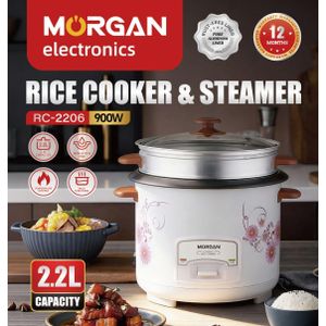 Morgan 2.2L RICE COOKER AND STEAMER