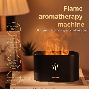 DQ702 Air Humidifier Simulation Candlelight Aromatherapy Essential