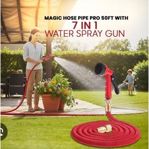 AD Magic Garden Hose 50FT Spray - Multicolour