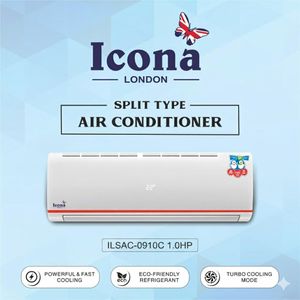 Icona London ILSAC-0910C Split Type Air Conditioner 1hp(R410A Gas) - White