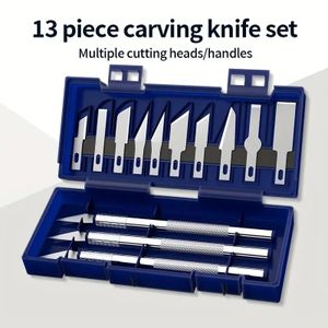 13pcs Metal Carving Knife Pen