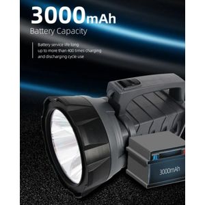 AD GALAXY Multifunctional Solar Rechargeable Flash Light Bulb- White
