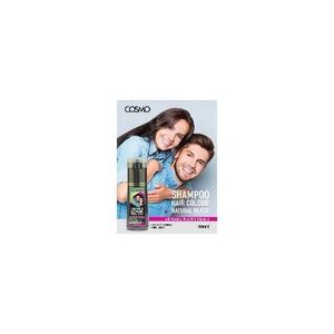 Cosmo Color Shampoo- Natural black- with Keratin & Olive Oil - 180 ml