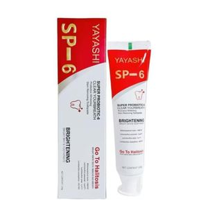 YAYASHI Sp6 probiotics teeth whitening toothpaste, 120g