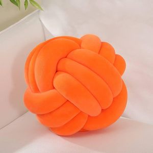 35cm Knotted Pillow- Orange