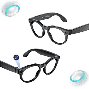 W611 AI Smart Glasses for Photography – HD Image Capture Bluetooth Sunglasses with UV Protection (Multiple Lens Options - Purple / Black / Blue Light / Photochromic / Red Coated)