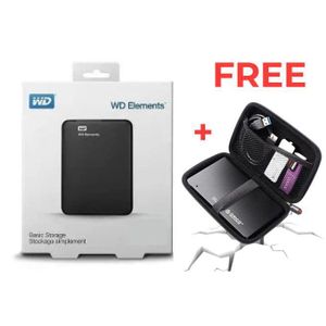 WD ELEMENT Safe Storage, Free Protection! - 500GB External Hard Drive - Spill-Proof Purse - BEST VALUE!