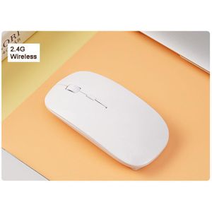2.4G Wireless Mouse with USB Receiver-White