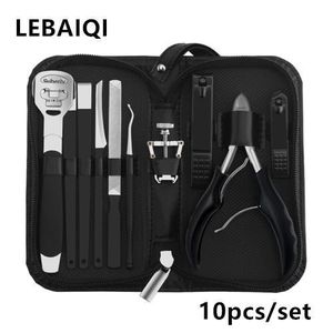 10 Pcs / set Professional Pedicure Tools, Foot Care Kit