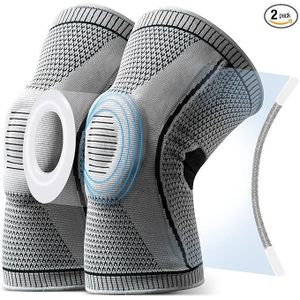 2 Pack Knee Brace Unisex for Arthritis, Jogging, Sports, Meniscus Tear, Running