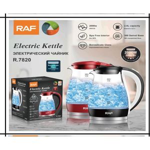 RAF 2L Electric Water Kettle - Clear Jar (R.7820)