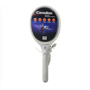 Camelion Rechargeable Mosquito Racket - RMS-004-ZP, White