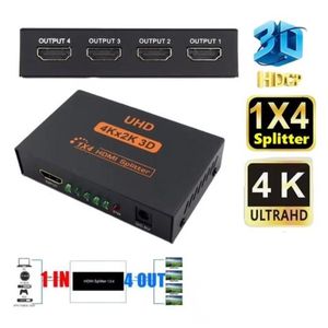4K Ultra HD Splitter Cable - High-Quality 1X4 Video Adapter