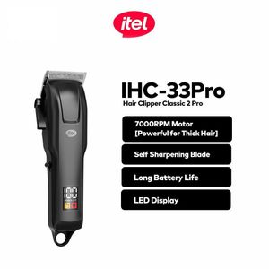 Itel Hair Clipper Classic 2 Pro 7000RPM Smart Led Display 2000mah  Battery Life Type-C Fast Charge IHC-33Pro
