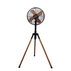 Nasco FD-30MC Tripod Standing Fan - 12" Orange/Silver