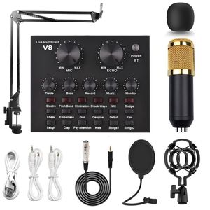 BM800 Professional Microphone Kits +V8 Live Sound Card