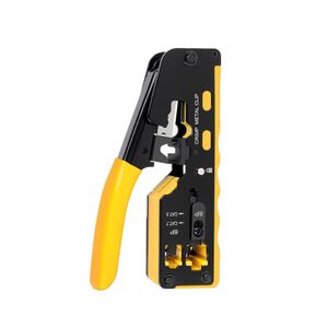 Kashemano RJ45 Crimp Tool, Pass Through Crimper for RJ45 Connectors Cat6 Cat6a Cat5 Cat5e Cat7 Connector, Network Ethernet Crimping Tool