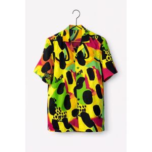 Bold Animal Print Short Sleeve Casual Shirt