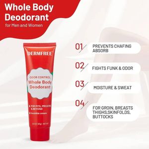 DERMFREE Odor Control Whole Body Deodorant Cream 85g