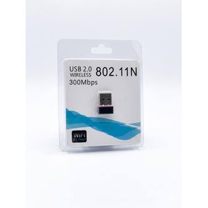 Jumia Mini Wifi Adapter 802.11n Mini Wi-Fi USB Adapter 150mbps Dongle Wireless Network Card - Black