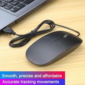 Ultra Thin USB Wired Mouse 1200dpi 3D Optical Gaming Mice Mouses For PC Laptop Notebook Computers mini Mouse For office Home