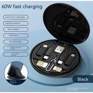 Fast Charge 60w Adapter   Apple ligthning  -Type-c  Data Lighting  Storage Box Set
