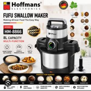 Hoffmans  HM-8866 Automatic Swallow Maker 2000W – 8L Fufu, Banku, Kokonte & Akple Pounding Machine