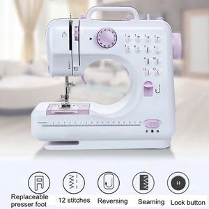 Portable Sewing Machine With 12 Built-in Stitch Patterns (with Basic Sewing Kit)