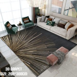 3D Luxe Multicolor Living Room Area Rug