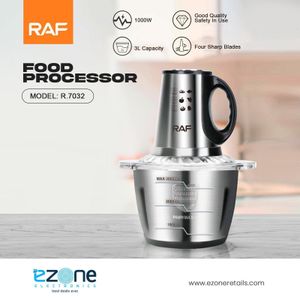 RAF 3L Multifunctional Food processor- R.7032- Silver