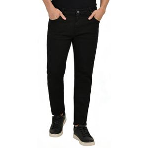 Slim fit classy black jeans trouser for men 
