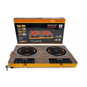 Digital Ceramic Electric Double Burner Hot Plate - Gold
