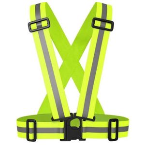 A Design Reflective Pros Sport Vest for Outdoor Sporting - Green
