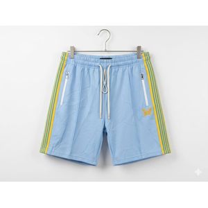 A Design Needles-Sky Blue Butterfly Track Shorts
