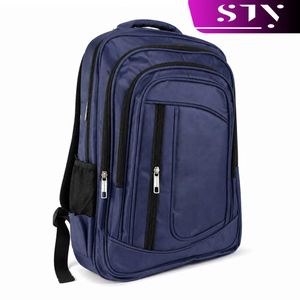 STY Men Backpack Bags Laptop Bags Navy Blue School Bags Notebook Computer Bag