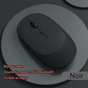 Wireless Bluetooth Mouse - 1600 DPI, Rechargeable, 10m Range, Black