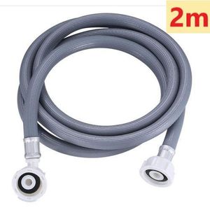 6.5Ft Universal Washing Machine Drain Pipe/Hose,Dishwasher Inlet Pipe/Hose Pipe,Water Feed Fill Hose Inlet Tube With 90 Degree Bend Water Inlet Pipe