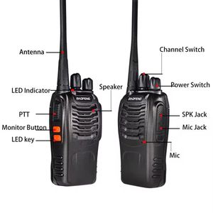 Baofeng 2 Piece of BF-888S UHF Two-Way Radio Walki Talki