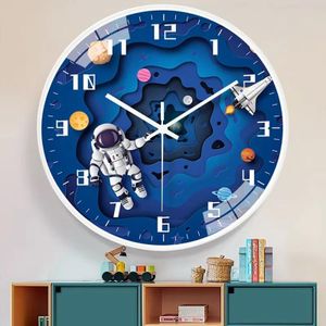 GALUIN 12-Inch Glow-in-the-Dark Wall Clock – Silent Non-Ticking Quartz, Easy-Read Night Display