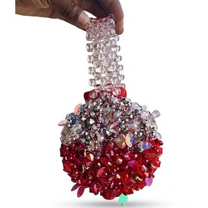 Beads BAG SPIRAL IN RED AND WHITE 