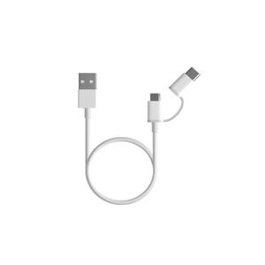 Xiaomi Mi 2-in-1 USB Cable (Micro USB to Type C) 100cm - White