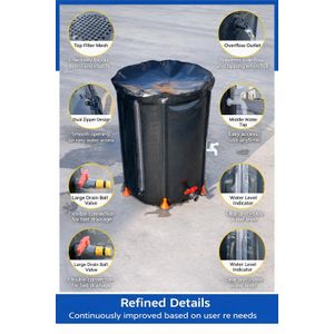 Foldable Water Storage Tank - 750 litters 