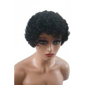 Short French curls 8" jerry cap