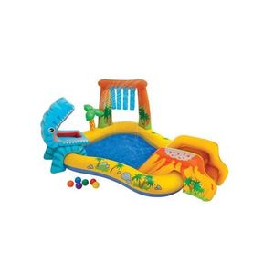 216L Dinosaur Play Center Inflatable Pool - (L98 x W75 x H43)inch