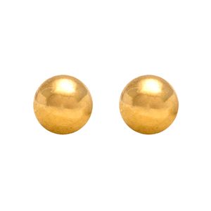 Studex Gold Plated Ball Stud Earrings 4MM - Gold